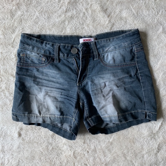 BONGO y2k Mid Rise Jean Shorts Size 5 / Small - Picture 1 of 4